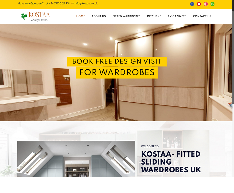 Kostaa- Fitted Sliding Wardrobes UK